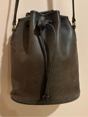 VTG Coach Drawstring Bucket Bag